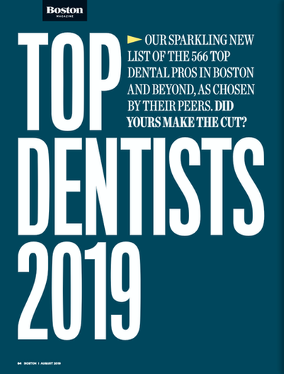 Boston Magazine Top Dentists 2019 Front Page Cover